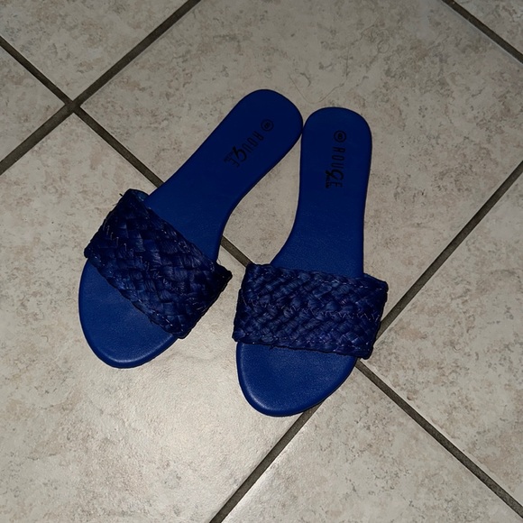 Rainbow Shoes - Blue Sandals